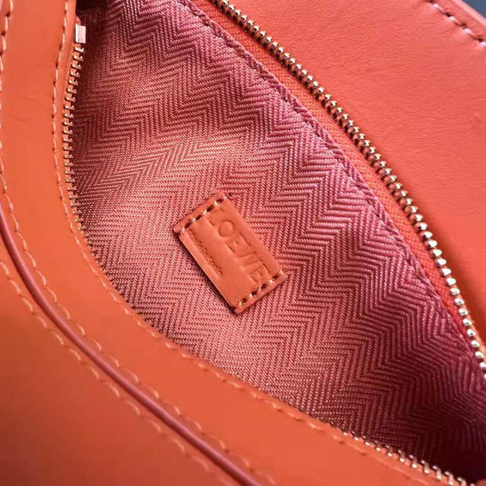 Loewe Women Mini Puzzle Bag in Satin Calfskin-Orange - image 9