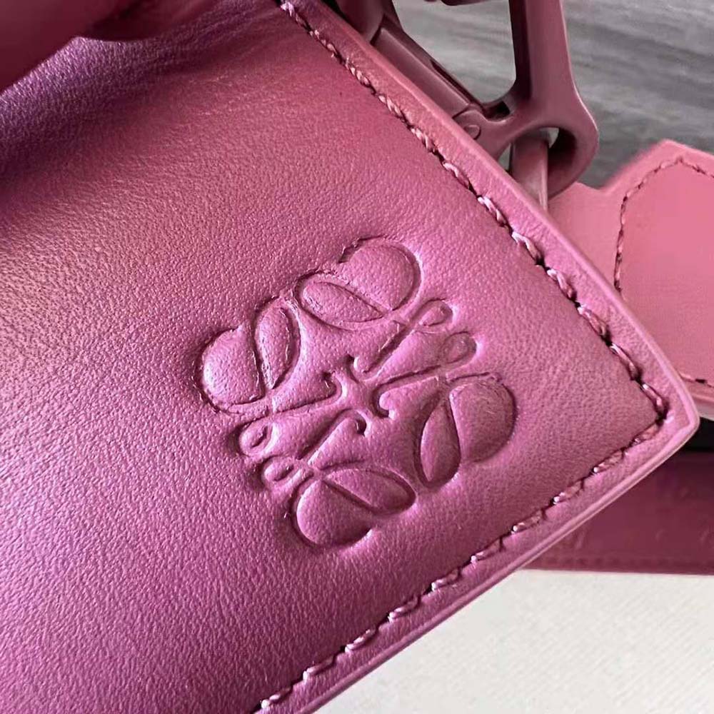 Loewe Women Mini Puzzle Bag in Satin Calfskin-Pink - image 9