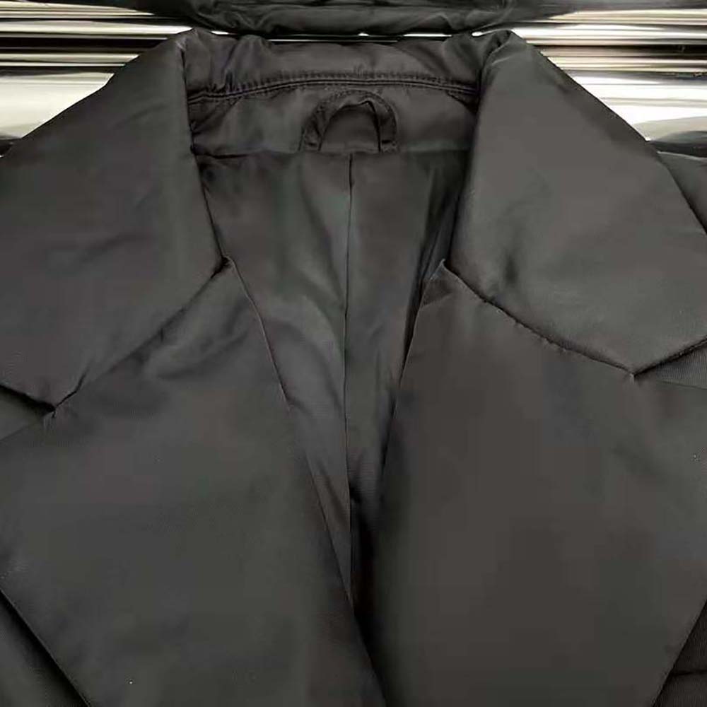Prada Women Re-Nylon Down Coat with Enameled Metal Triangle Logo - image 6