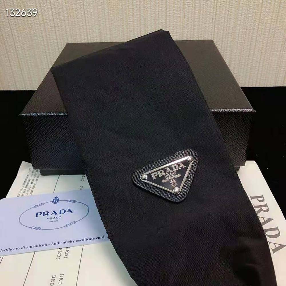 Prada Women Re-Nylon Headband-Black - image 5