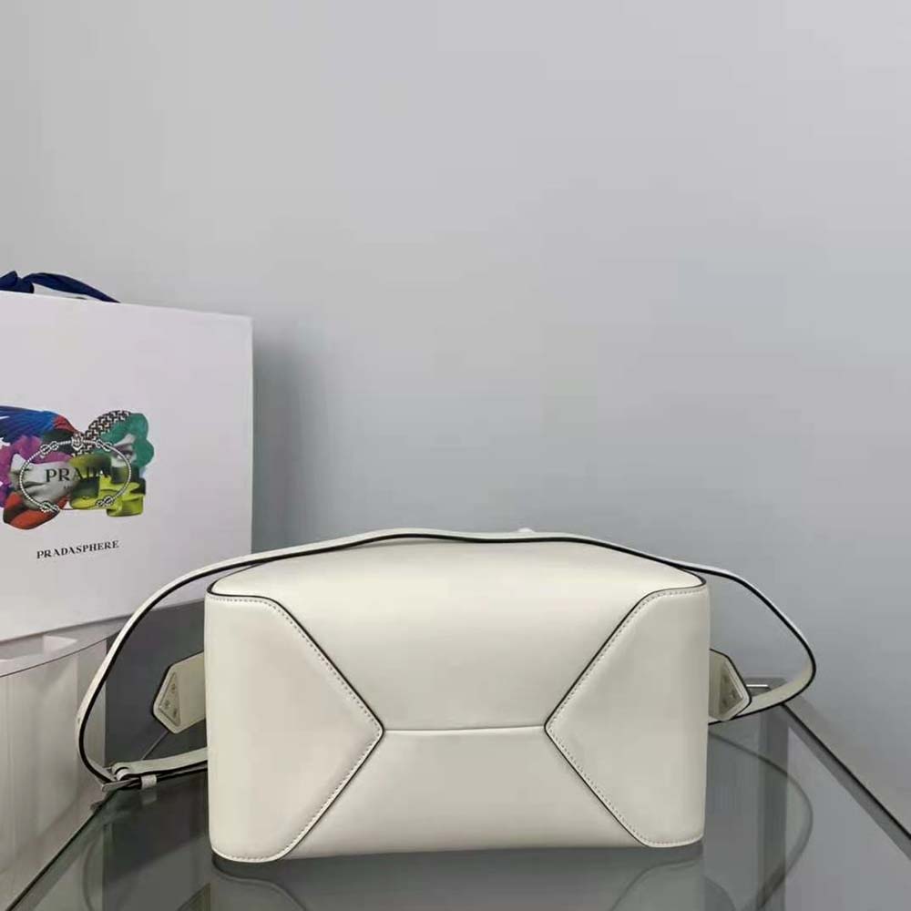 Prada Women Small Leather Prada Supernova Handbag-White - image 5