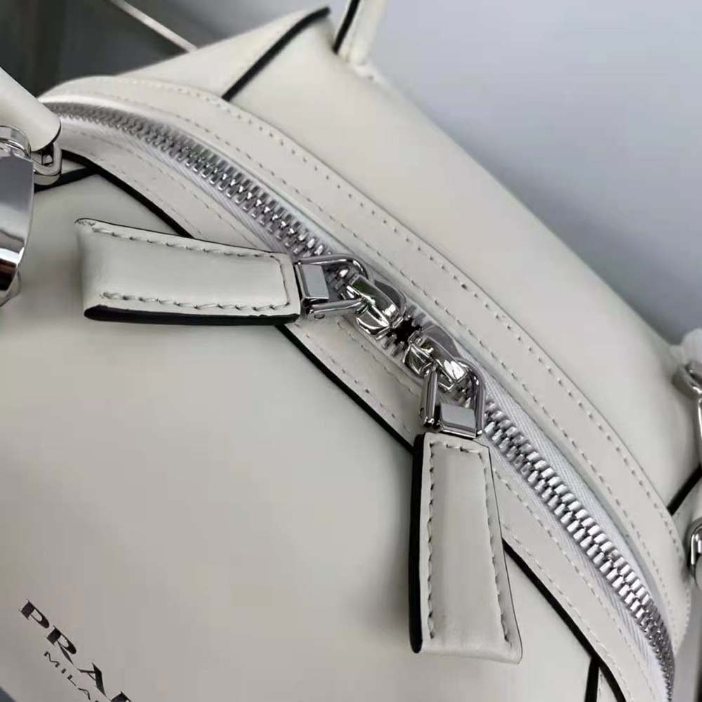 Prada Women Small Leather Prada Supernova Handbag-White - image 9