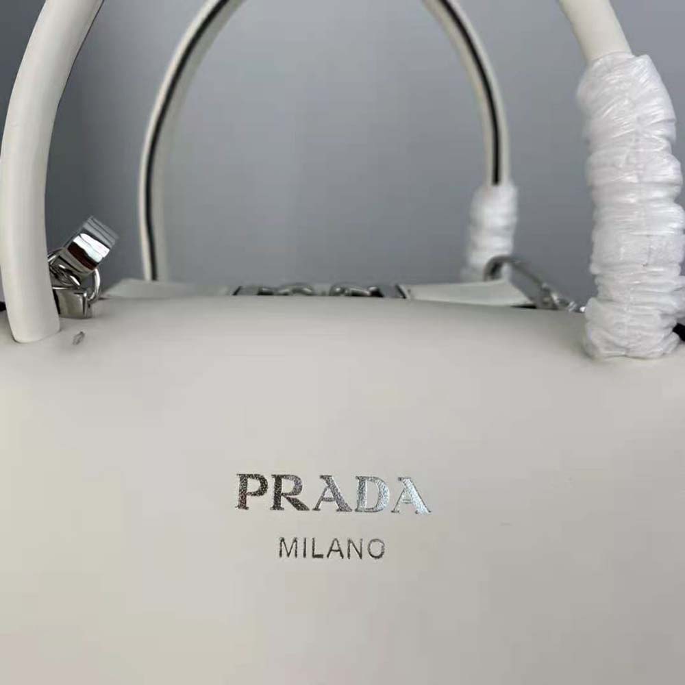 Prada Women Small Leather Prada Supernova Handbag-White - image 7