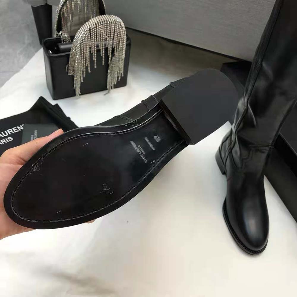 Saint Laurent YSL Women Kate Boots in Smooth Leather-Black - image 10