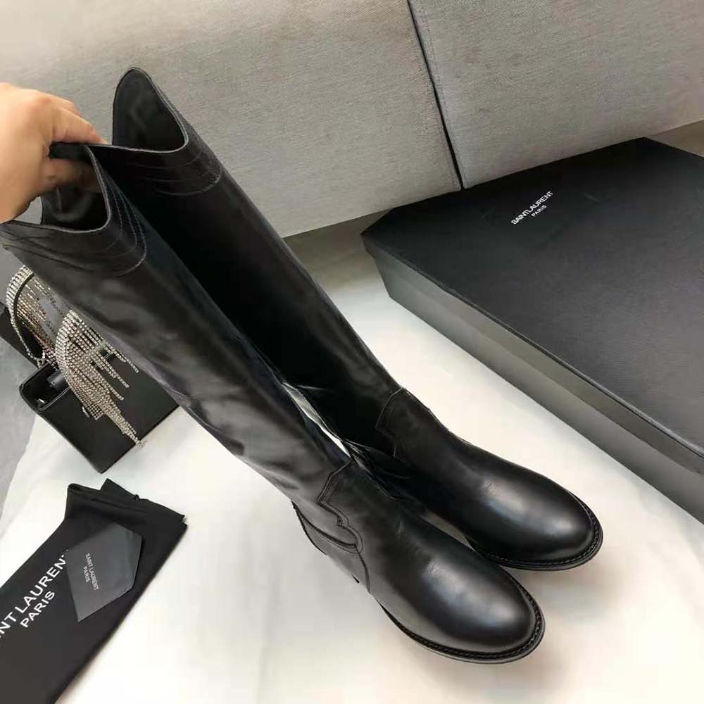 Saint Laurent YSL Women Kate Boots in Smooth Leather-Black - image 6