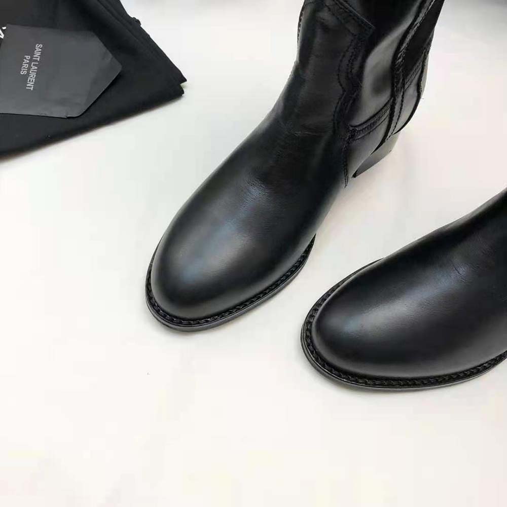 Saint Laurent YSL Women Kate Boots in Smooth Leather-Black - image 8