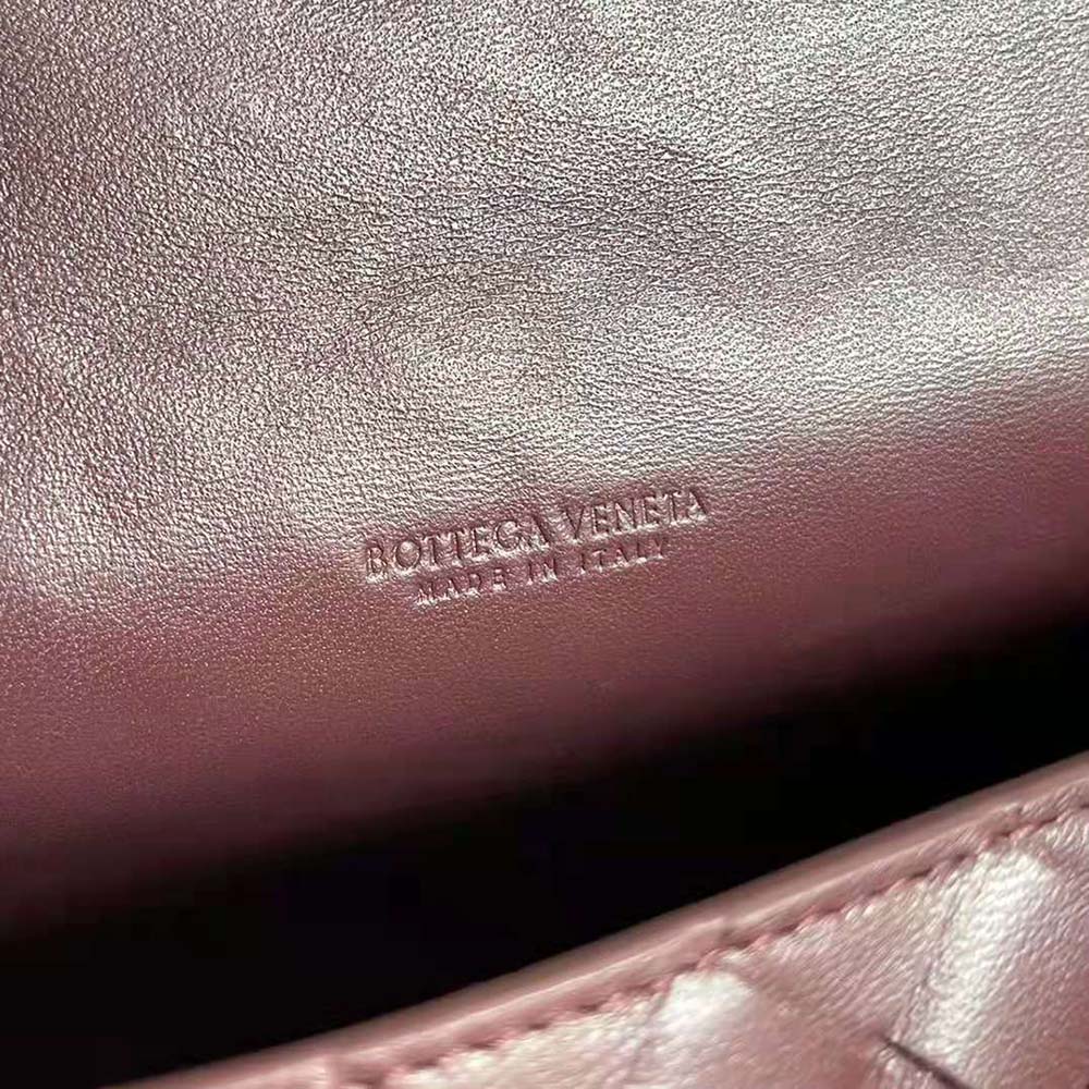 Bottega Veneta Women Intrecciato Leather Multi Pouch On Strap-Maroon - image 10