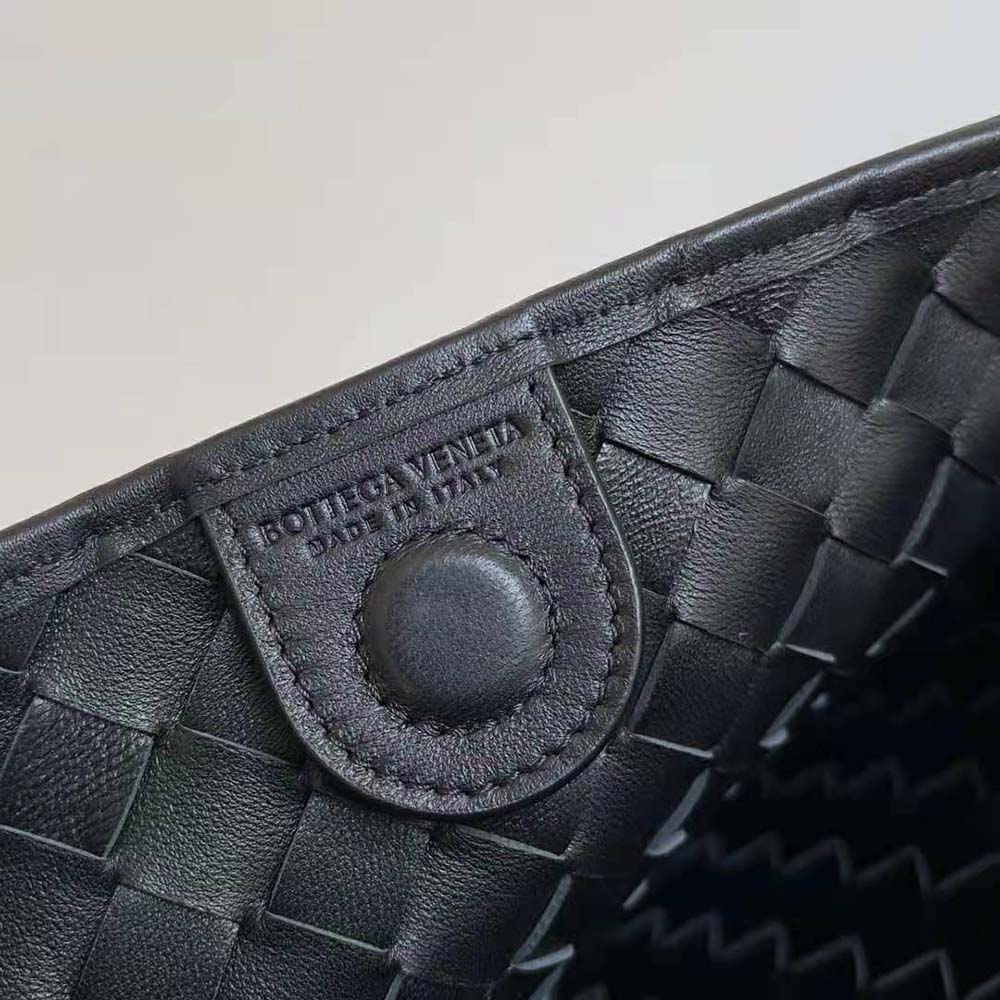 Bottega Veneta Women Sardine Top Handle Bag-Black - image 8