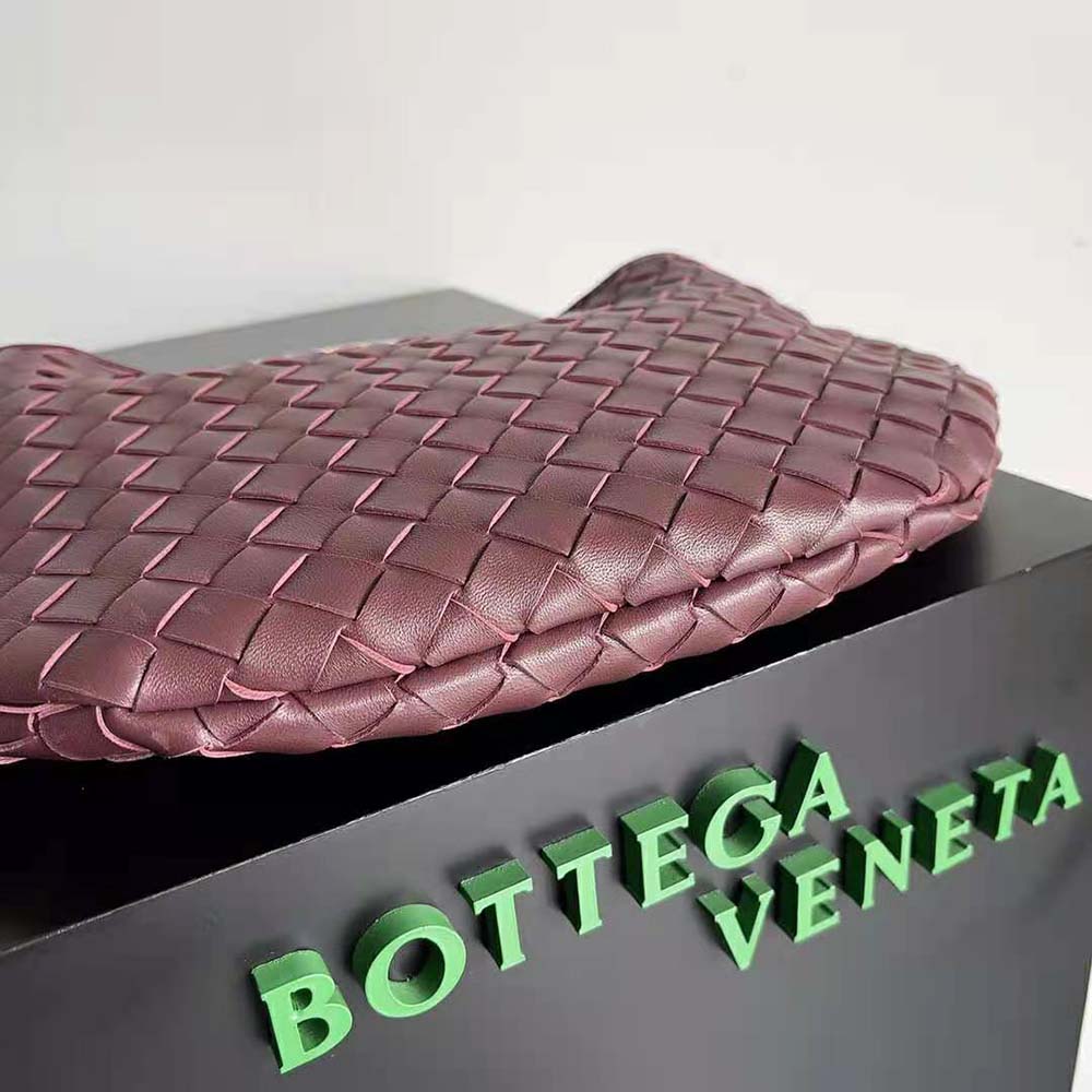 Bottega Veneta Women Sardine Top Handle Bag-Maroon - image 6
