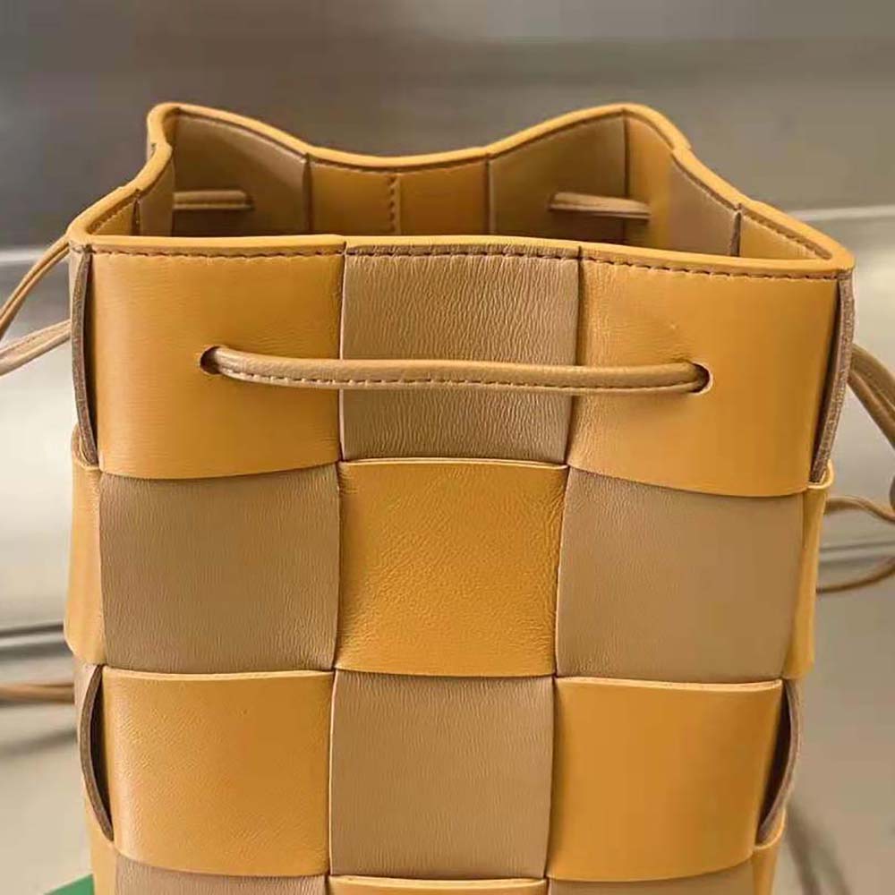 Bottega Veneta Women Small Cassette Cross-Body Bucket-Brown - image 7