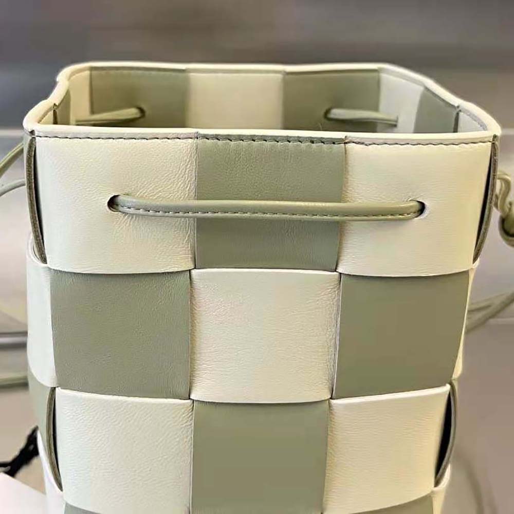 Bottega Veneta Women Small Cassette Cross-Body Bucket-Lime - image 7