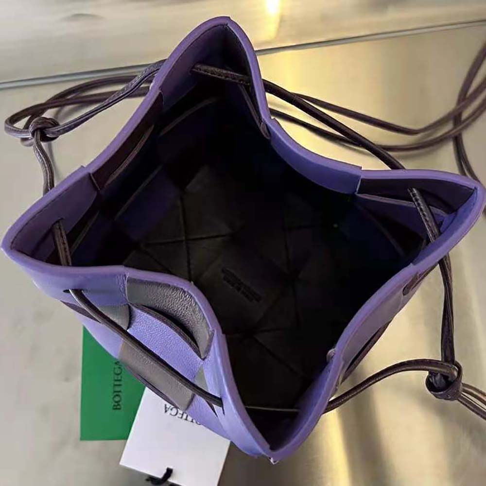 Bottega Veneta Women Small Cassette Cross-Body Bucket-Purple - image 8