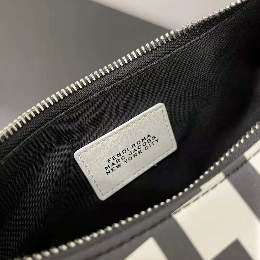 Fendi Women Fendigraphy Small Two-Tone Printed Leather Fendi Roma Capsule Bag - image 10