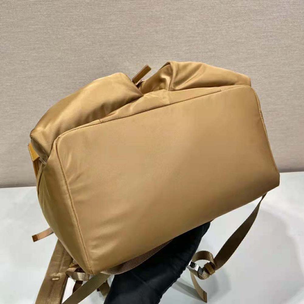 Prada Women Re-Nylon and Saffiano Leather Backpack-Brown - image 6