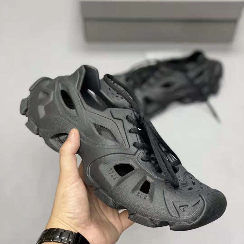 Balenciaga Unisex HD Lace-up Sneaker in Black - image 4