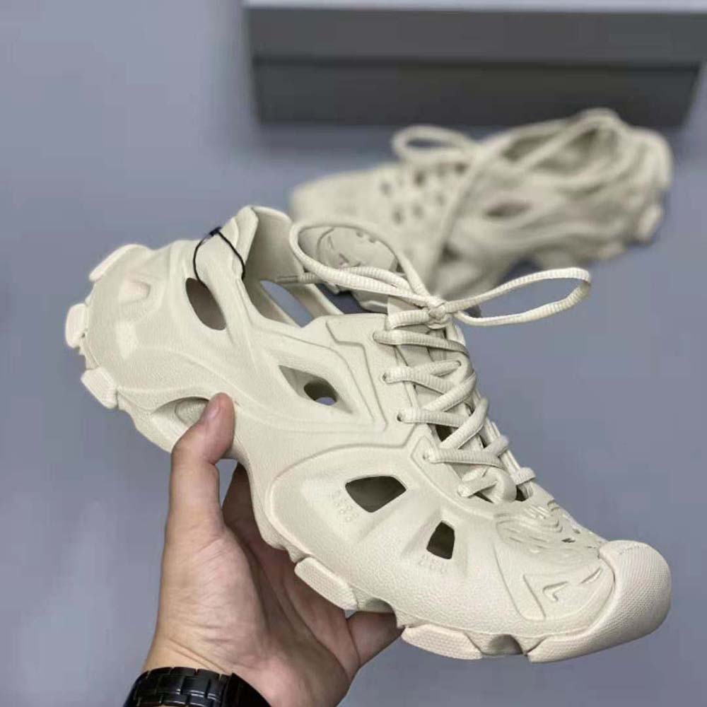 Balenciaga Unisex HD Lace-up Sneaker in Nude - image 4