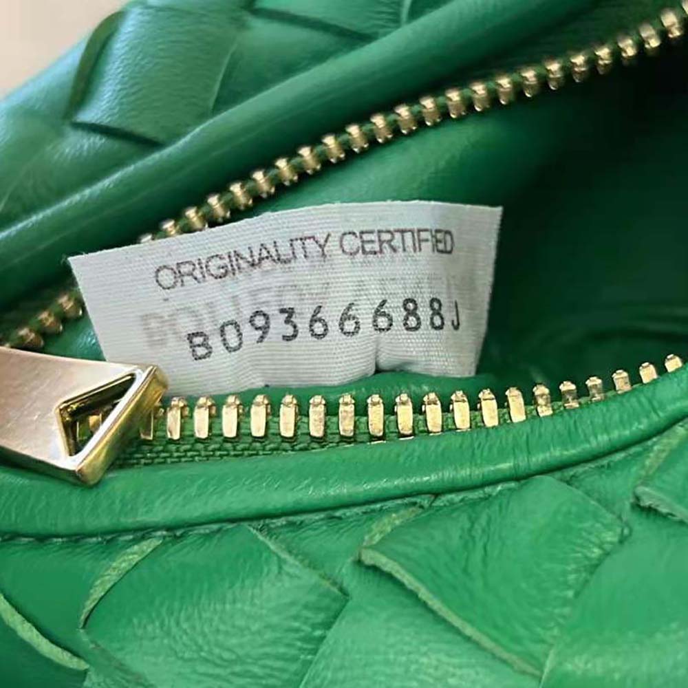 Bottega Veneta Women Candy Jodie Micro Intrecciato Leather Top Handle Bag-Green - image 10