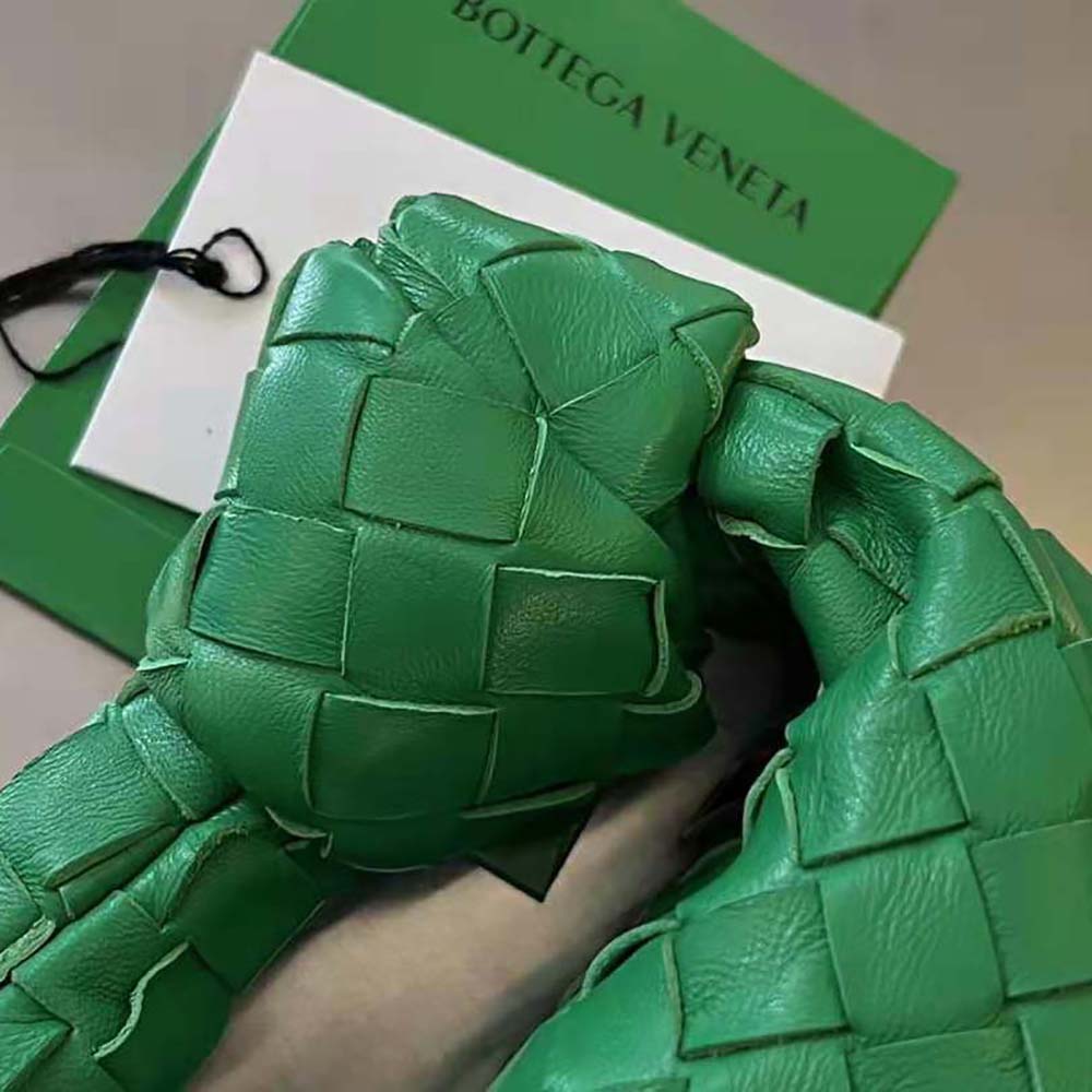 Bottega Veneta Women Candy Jodie Micro Intrecciato Leather Top Handle Bag-Green - image 7