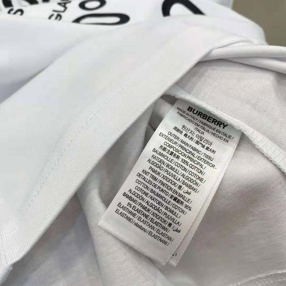 Burberry Women Constellations Print Oversized T-shirt-White - image 9