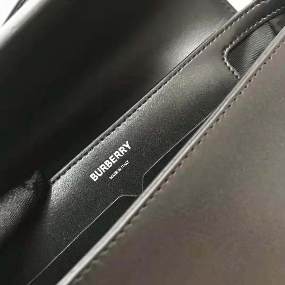 Burberry Women Leather Catherine Shoulder Bag-Black - image 9