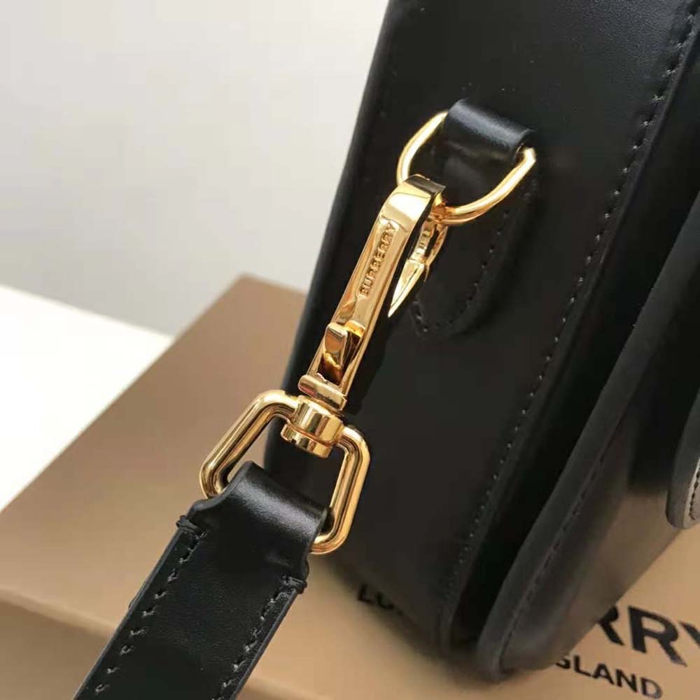 Burberry Women Leather Small Elizabeth Bag-Black - image 8