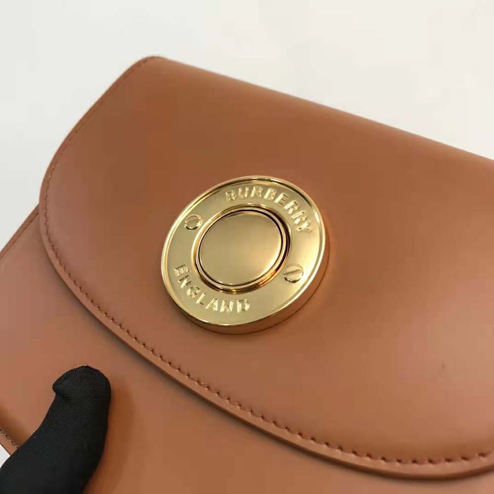 Burberry Women Leather Small Elizabeth Bag-Brown - image 10