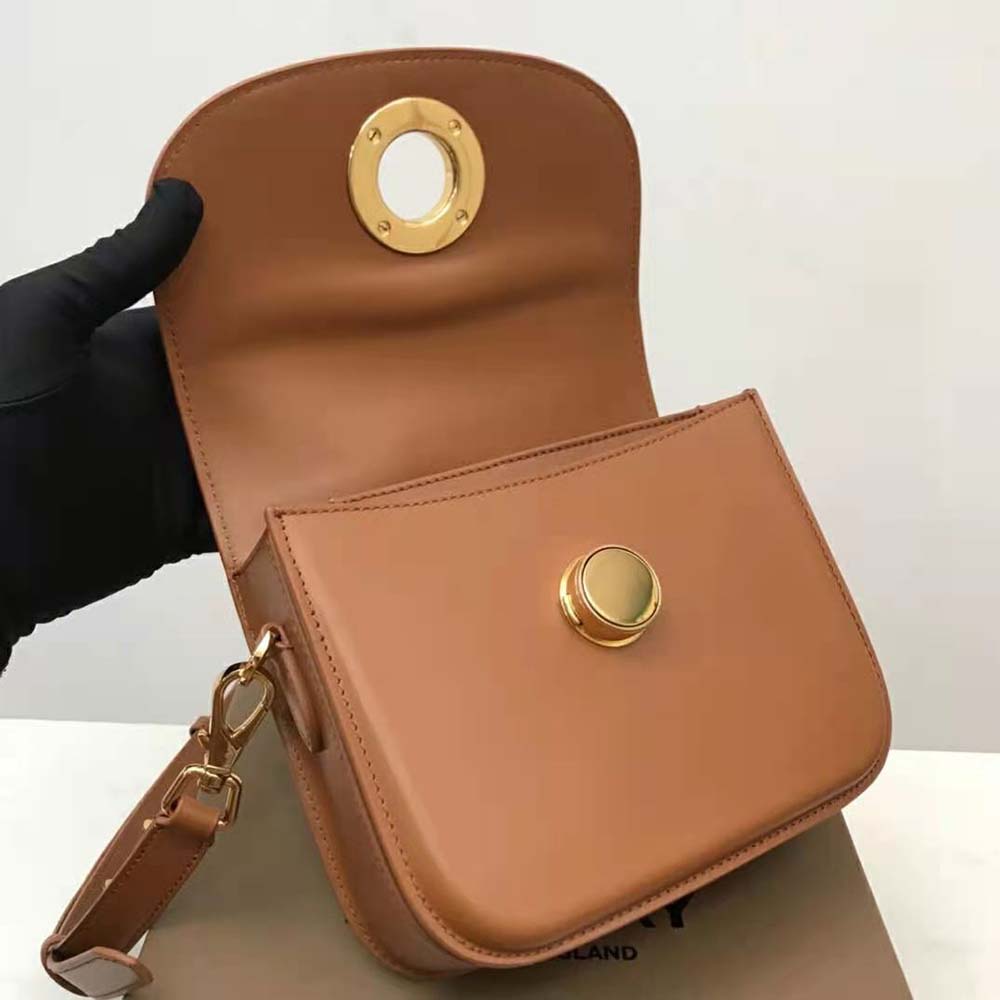 Burberry Women Leather Small Elizabeth Bag-Brown - image 5
