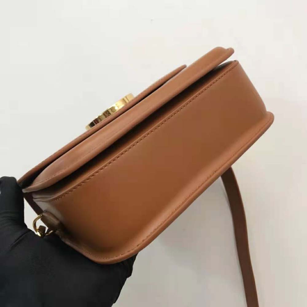 Burberry Women Leather Small Elizabeth Bag-Brown - image 7