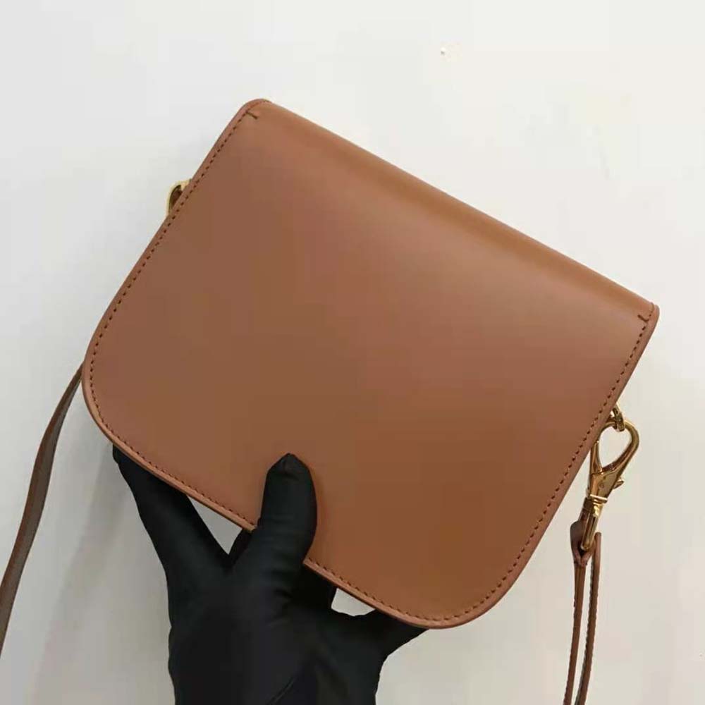 Burberry Women Leather Small Elizabeth Bag-Brown - image 4