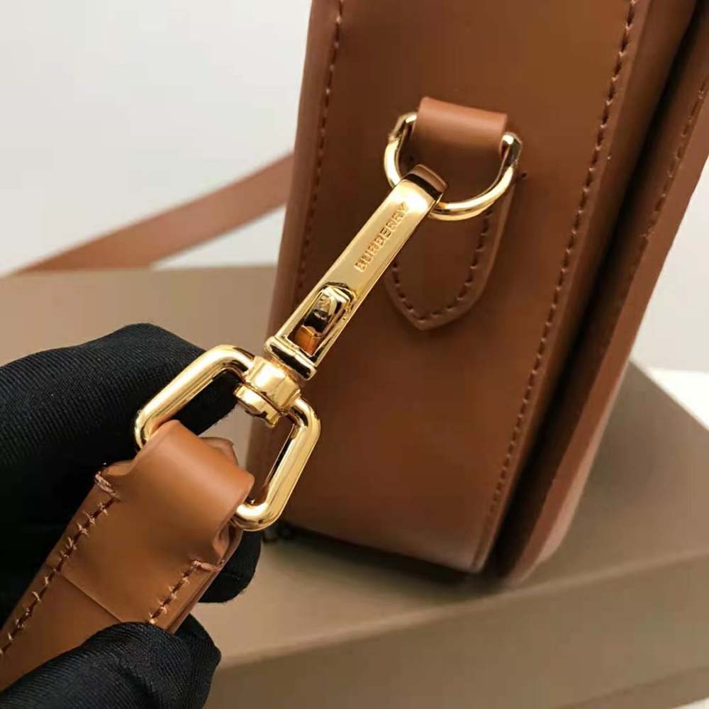 Burberry Women Leather Small Elizabeth Bag-Brown - image 8