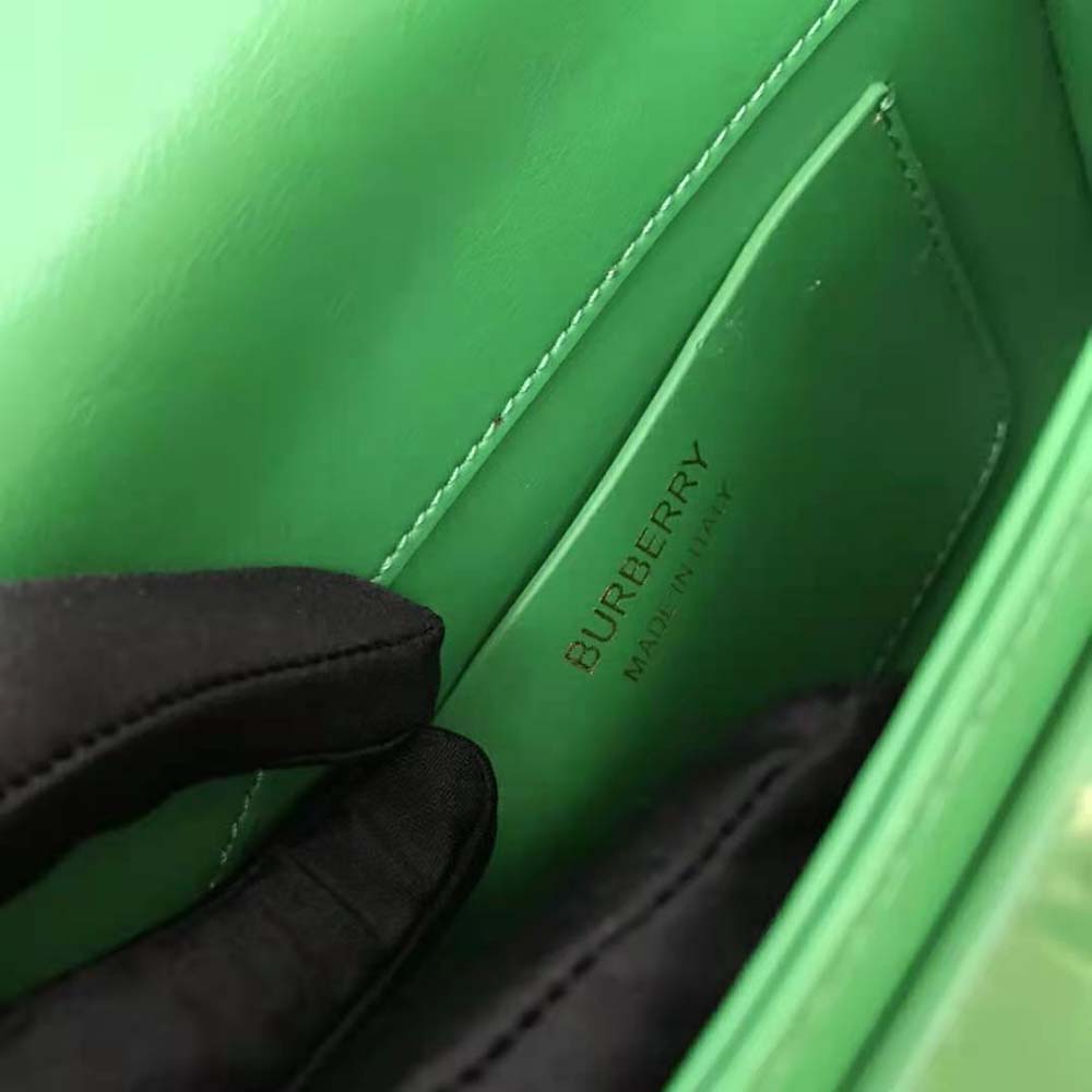Burberry Women Leather Small Elizabeth Bag-Green - image 10