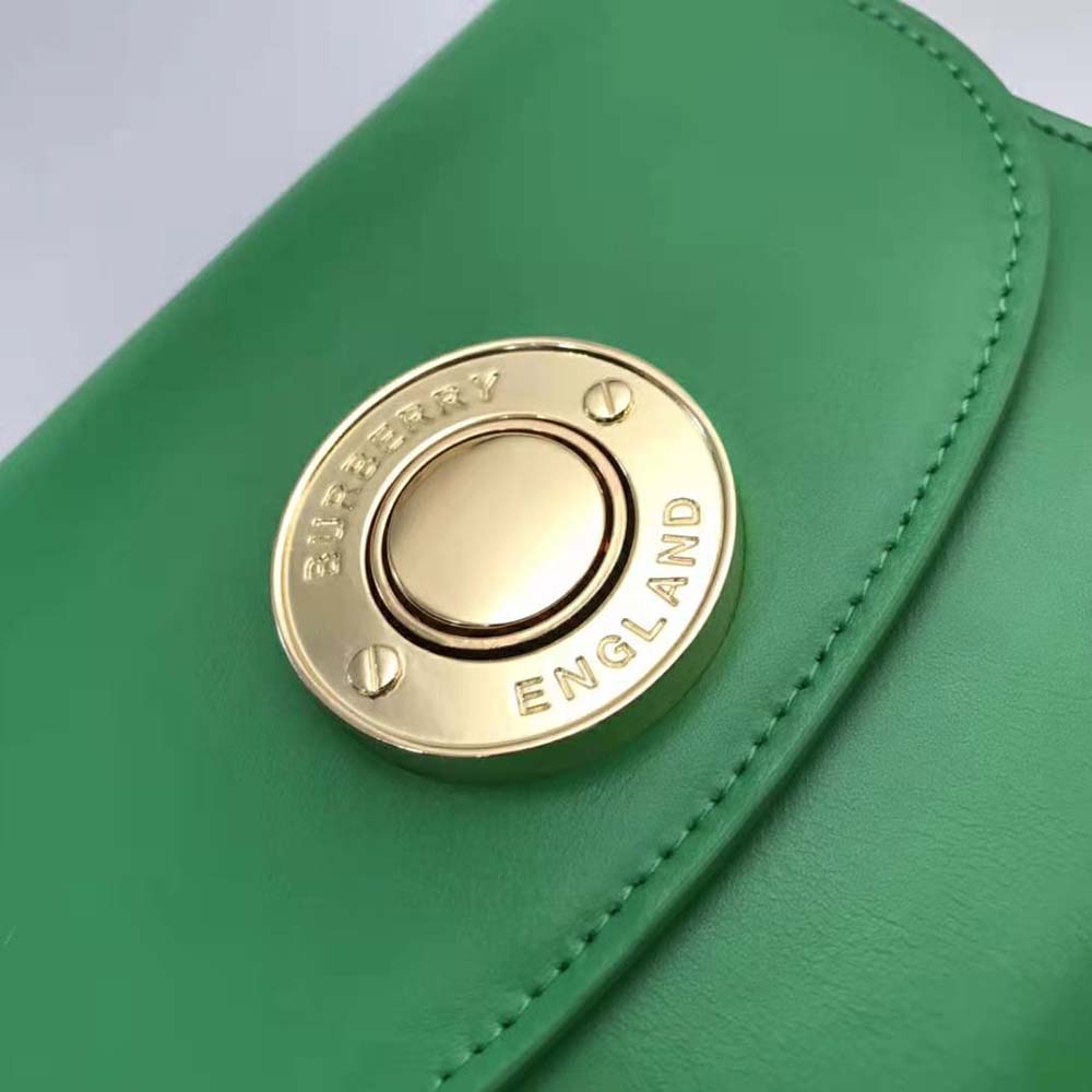 Burberry Women Leather Small Elizabeth Bag-Green - image 9