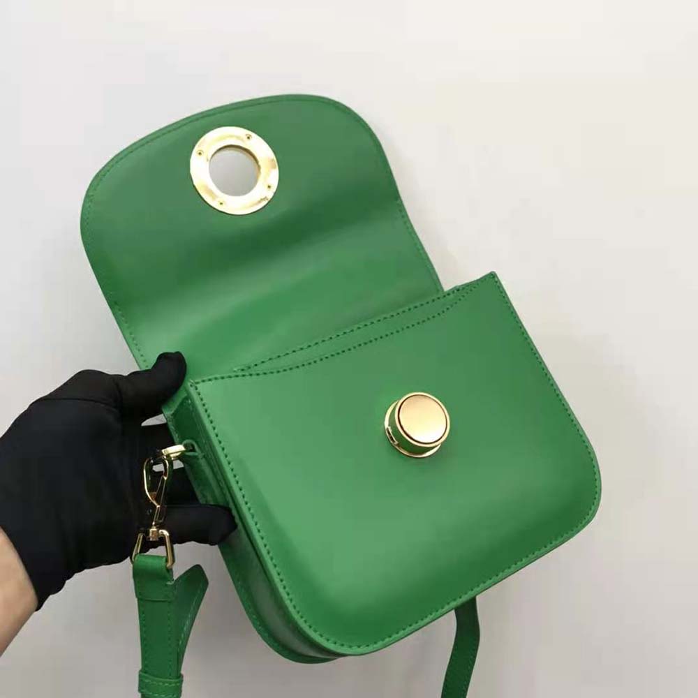Burberry Women Leather Small Elizabeth Bag-Green - image 5