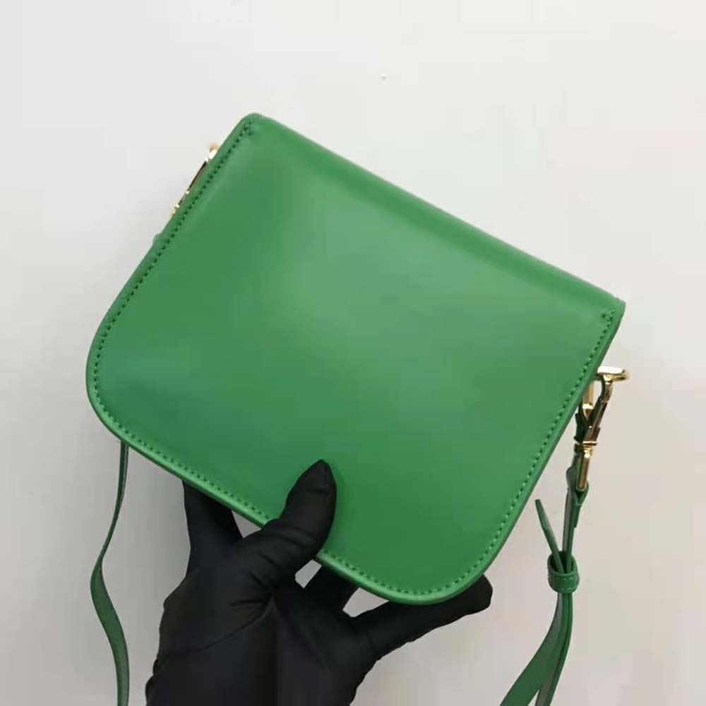 Burberry Women Leather Small Elizabeth Bag-Green - image 4
