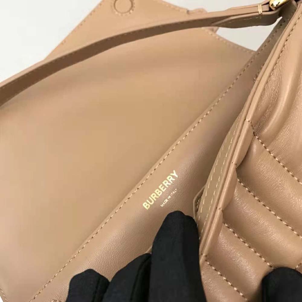 Burberry Women Quilted Leather Catherine Shoulder Bag-Sandy - image 9