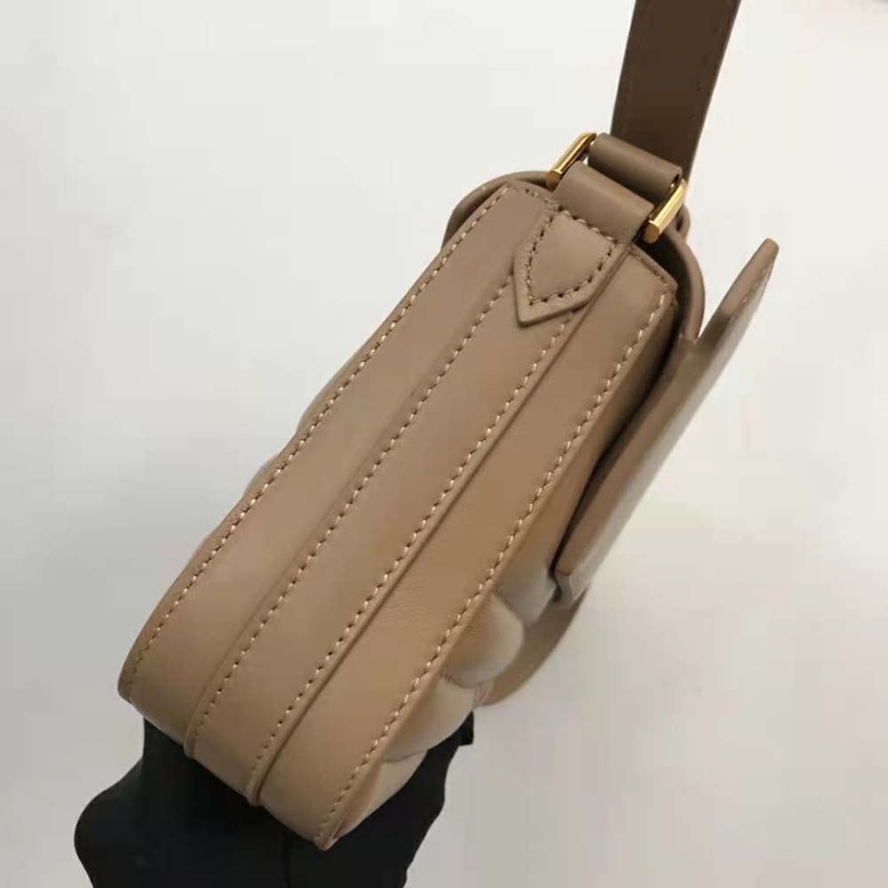 Burberry Women Quilted Leather Catherine Shoulder Bag-Sandy - image 6