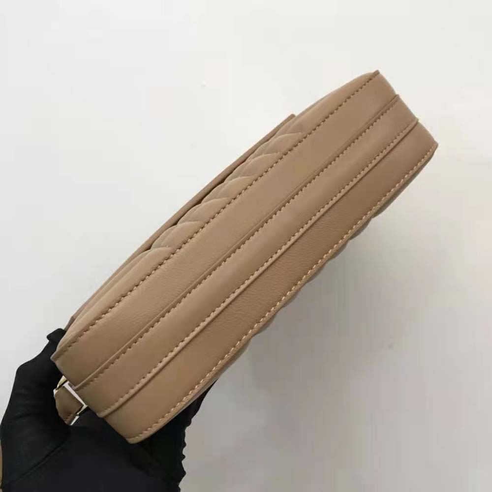 Burberry Women Quilted Leather Catherine Shoulder Bag-Sandy - image 7