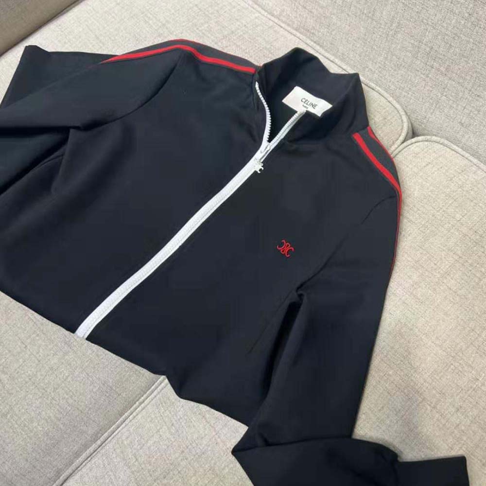 Celine Women Athletic Dress in Double Face Jersey-Black - image 6