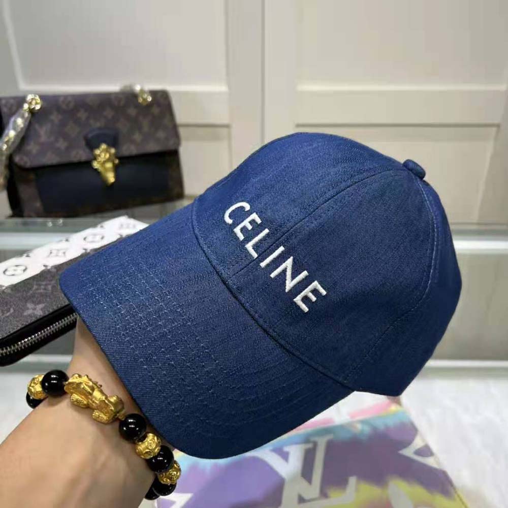 Back view of Celine Women Baseball Cap highlighting adjustable strap