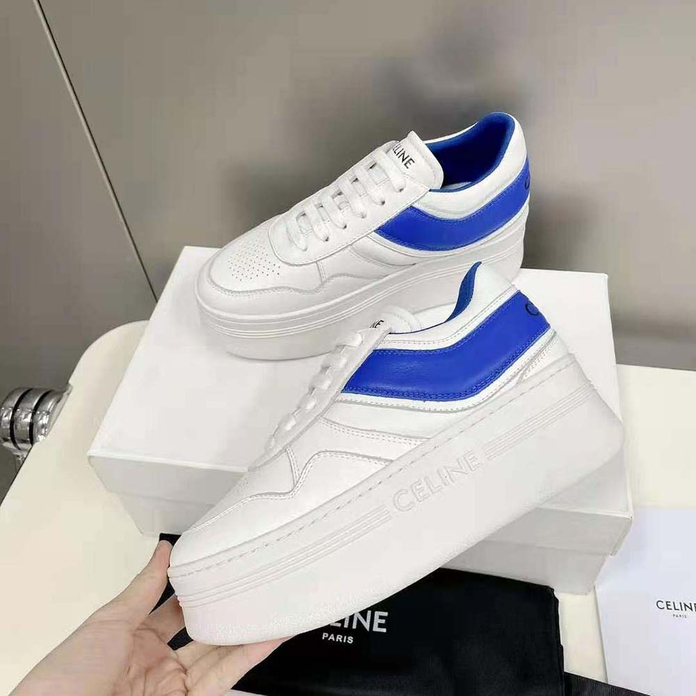 Celine Women Block Sneakers with Wedge in Calfskin - image 4