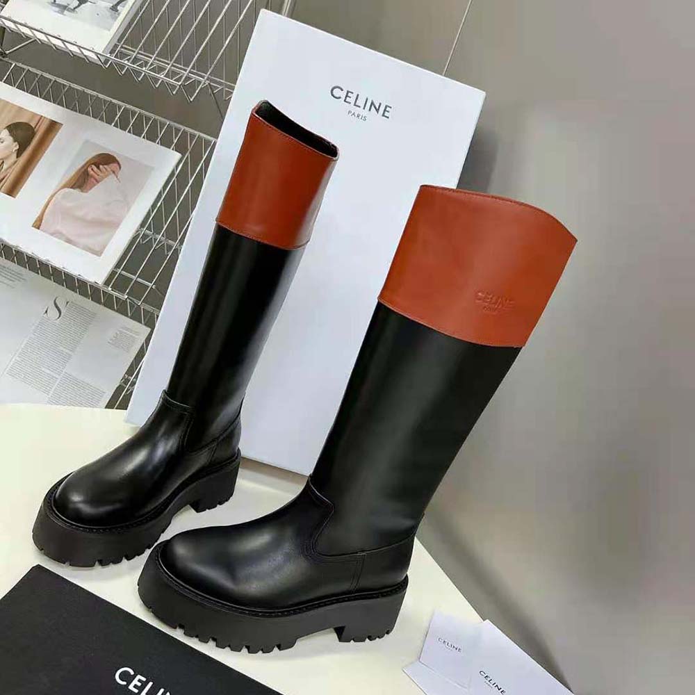 Celine Women Bulky High Boot in Calfskin - image 5