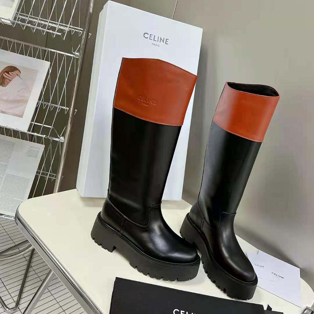 Celine Women Bulky High Boot in Calfskin - image 4