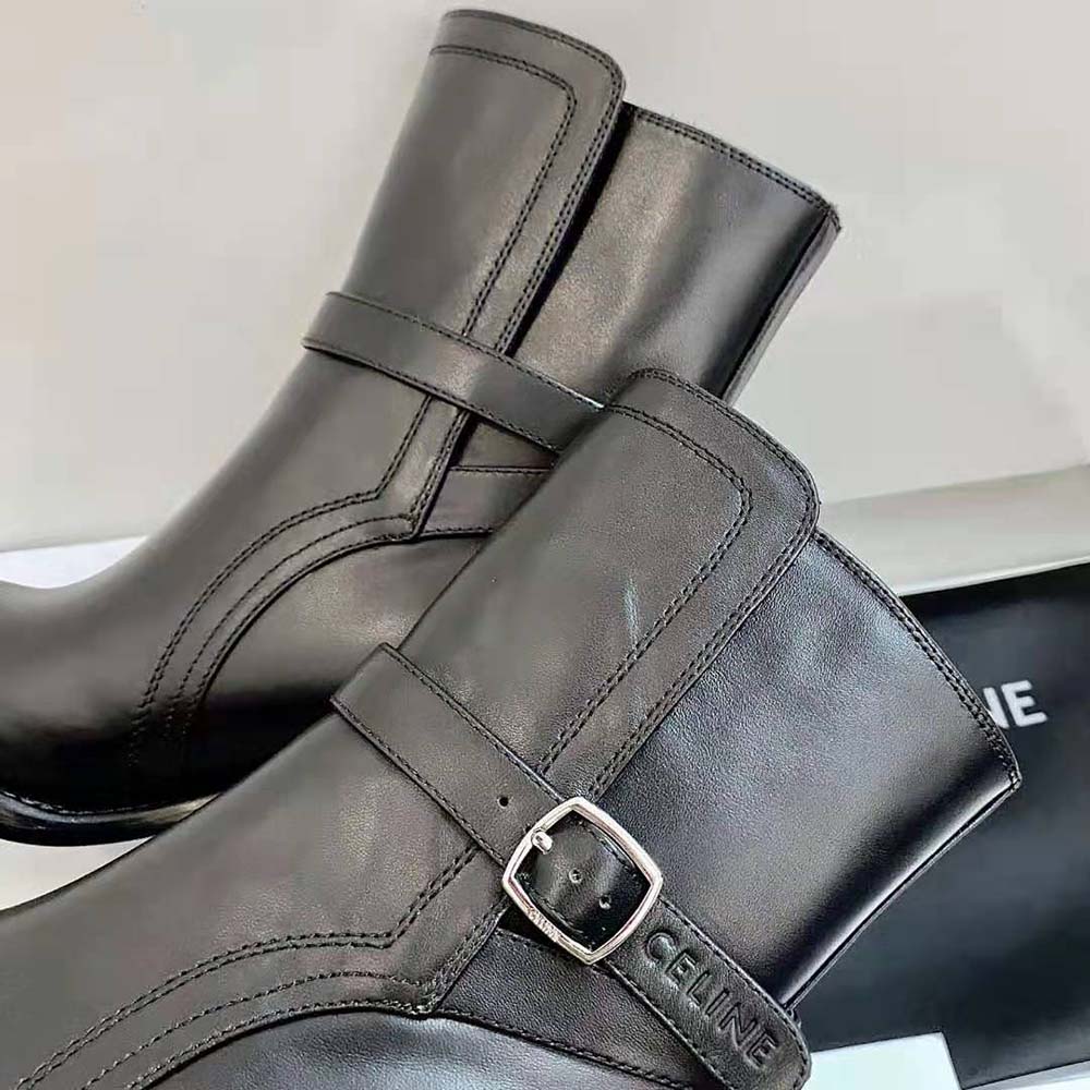Celine Women Condé Jodhpur Boot in Calfskin-Black - image 7