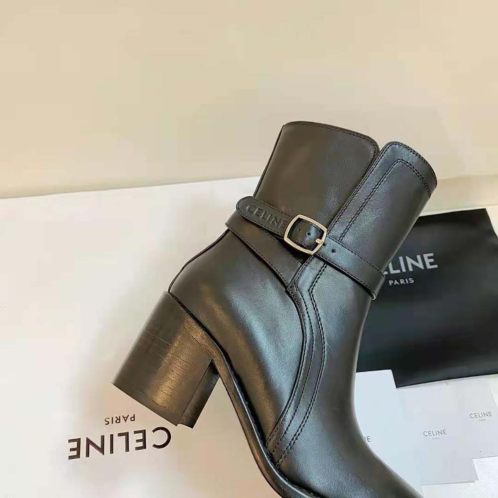 Celine Women Condé Jodhpur Boot in Calfskin-Black - image 8