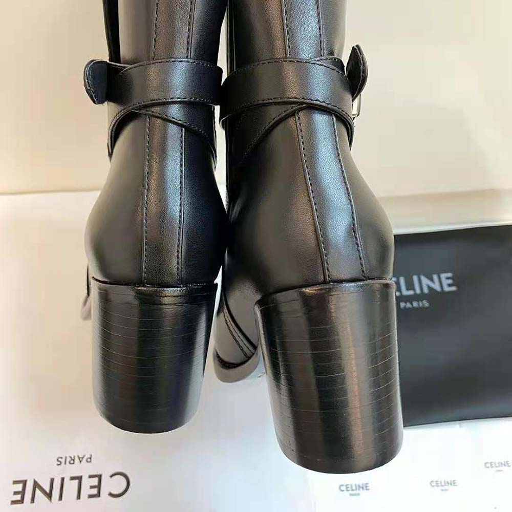Celine Women Condé Jodhpur Boot in Calfskin-Black - image 10