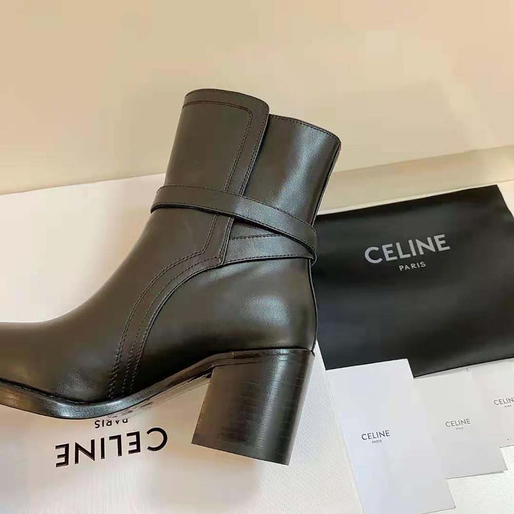 Celine Women Condé Jodhpur Boot in Calfskin-Black - image 9