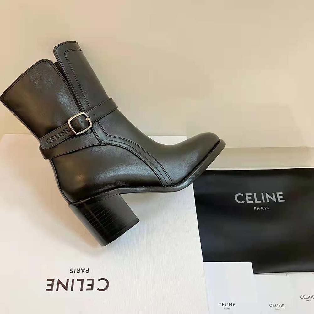 Celine Women Condé Jodhpur Boot in Calfskin-Black - image 6