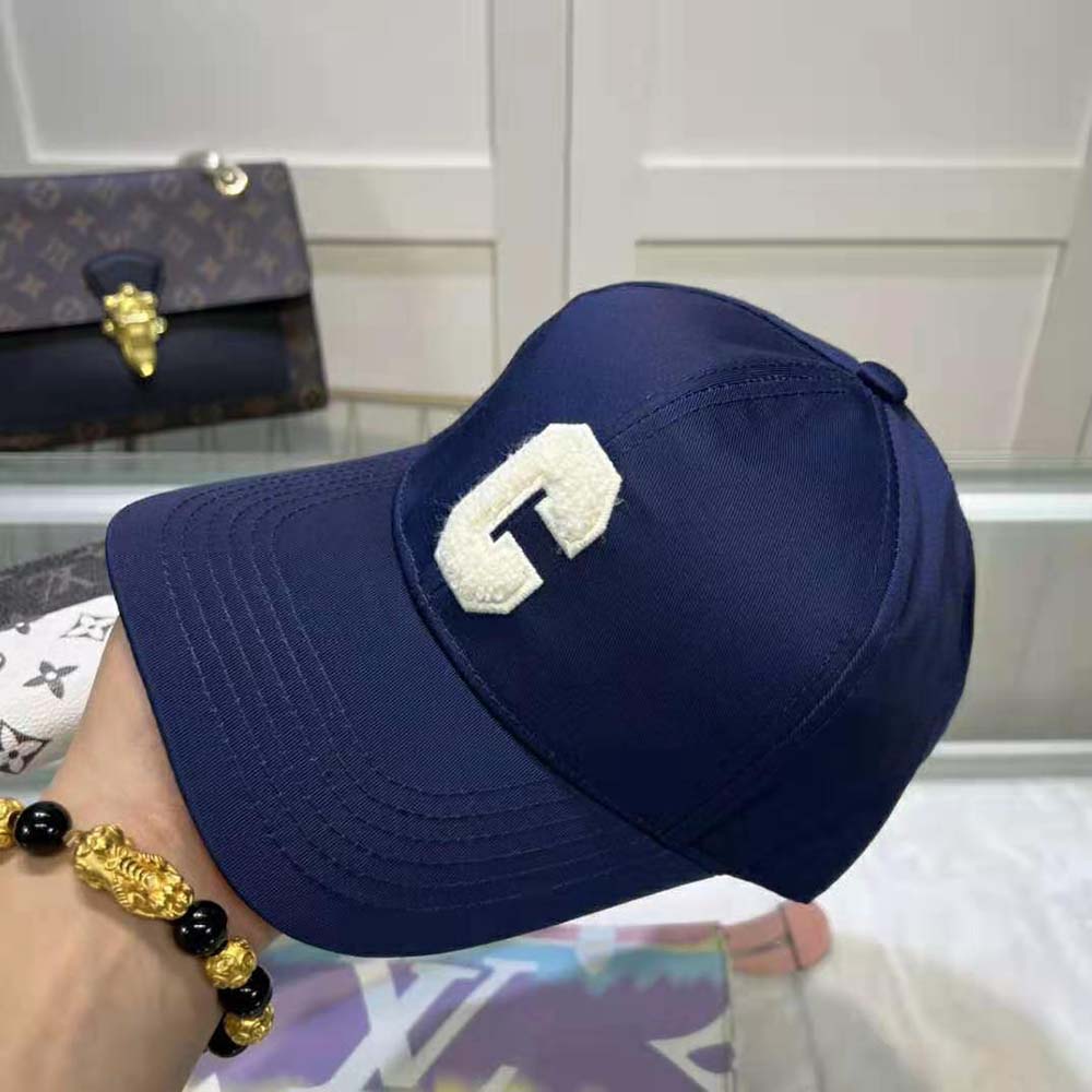 Celine Women Initial Baseball Cap in Cotton-Navy - image 6