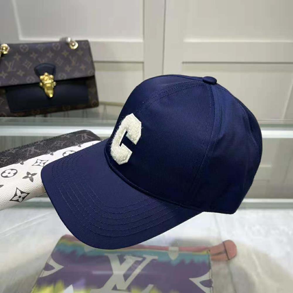 Celine Women Initial Baseball Cap in Cotton-Navy - image 5