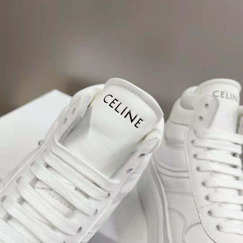 Celine Women Mid Block Sneakers with Wedge in Calfskin - image 7